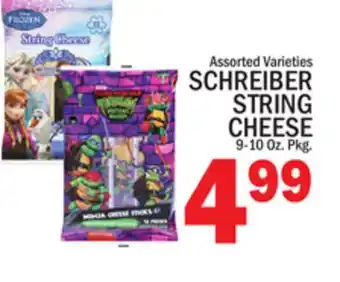 C Town SCHREIBER STRING CHEESE offer