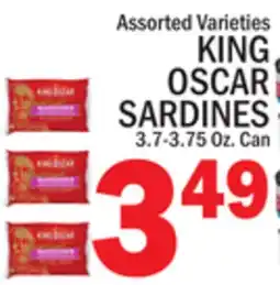 C Town KING OSCAR SARDINES offer