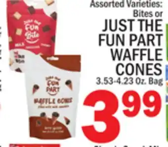 C Town JUST THE FUN PART WAFFLE CONES offer