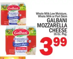C Town GALBANI MOZZARELLA CHEESE offer