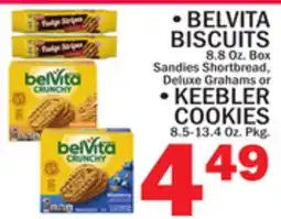 C Town BELVITA BISCUITS 8.8 Oz. Box, KEEBLER COOKIES 8.5-13.4 Oz. Pkg offer