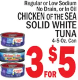 C Town CHICKEN OF THE SEA SOLID WHITE TUNA offer