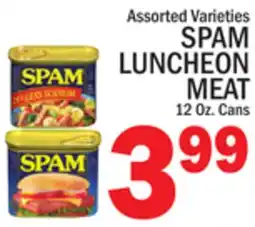 C Town SPAM LUNCHEON MEAT offer