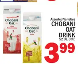 C Town CHOBANI OAT DRINK offer
