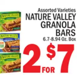 C Town NATURE VALLEY GRANOLA BARS offer