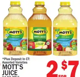 C Town MOTT'S JUICE offer