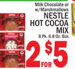C Town NESTLE HOT COCOA MIX offer