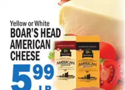 C Town BOAR'S HEAD AMERICAN CHEESE offer