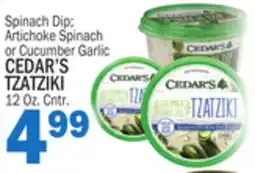 C Town CEDAR'S TZATZIKI offer