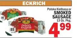 C Town Polska Kielbasa or SMOKED SMOKED SAUSAGE offer