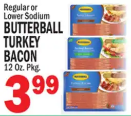 C Town BUTTERBALL TURKEY BACON offer