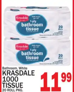 C Town KRASDALE 1000 TISSUE offer