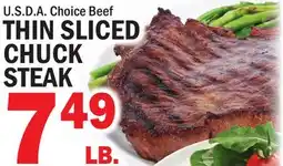 C Town THIN SLICED CHUCK STEAK offer