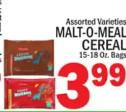C Town MALT-O-MEAL CEREAL offer
