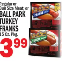 C Town BALL PARK TURKEY FRANKS offer