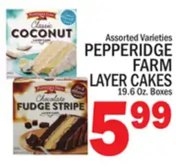 C Town PEPPERIDGE FARM LAYER CAKES offer