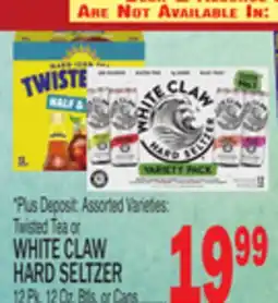 C Town WHITE CLAW HARD SELTZER offer