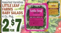 C Town LITTLE LEAF FARMS BABY SALADS offer