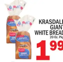 C Town KRASDALE GIANT WHITE BREAD offer