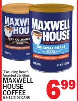 C Town MAXWELL HOUSE COFFEE offer