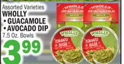 C Town WHOLLY, GUACAMOLE, AVOCADO DIP offer