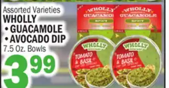 C Town WHOLLY, GUACAMOLE, AVOCADO DIP offer