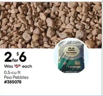 Lowe's 0.5-cu ft Pea Pebbles offer