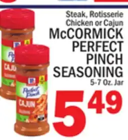 C Town McCORMICK PERFECT PINCH SEASONING offer