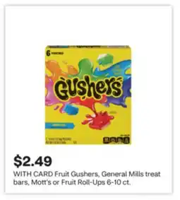 CVS Fruit Gushers, General Mills treat bars, Mott's or Fruit Roll-Ups 6-10 ct offer