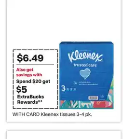 CVS Kleenex tissues offer