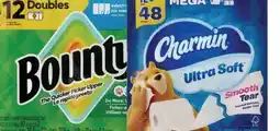 CVS Charmin Ultra 12 mega rolls or Bounty Select-A-Size 6 double rolls offer