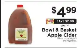 ShopRite Bowl & Basket Apple Cider offer