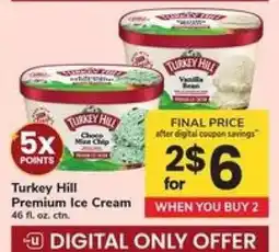 Safeway Turkey Hill Premium Ice Cream offer