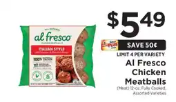 ShopRite Al Fresco Chicken Meatballs offer