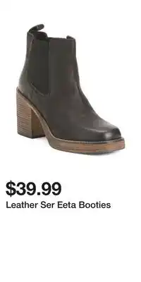 TJ Maxx Leather Ser Eeta Booties offer