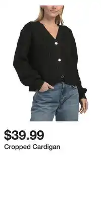 TJ Maxx Cropped Cardigan offer