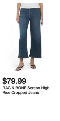 TJ Maxx RAG & BONE Serena High Rise Cropped Jeans offer