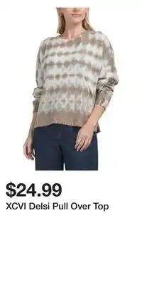 TJ Maxx XCVI Delsi Pull Over Top offer