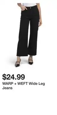 TJ Maxx WARP + WEFT Wide Leg Jeans offer