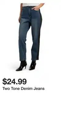 TJ Maxx Two Tone Denim Jeans offer