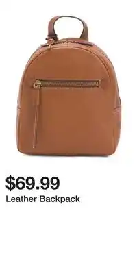 TJ Maxx Leather Backpack offer
