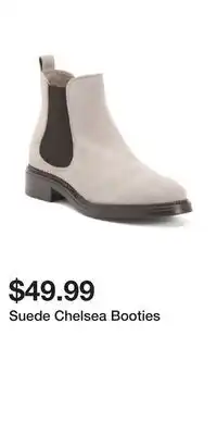 TJ Maxx Suede Chelsea Booties offer