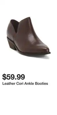 TJ Maxx Leather Cori Ankle Booties offer