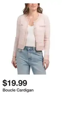 TJ Maxx Boucle Cardigan offer