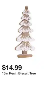 TJ Maxx 16in Resin Biscuit Tree offer