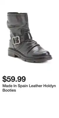 TJ Maxx Made In Spain Leather Holdyn Booties offer