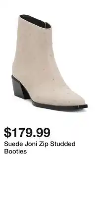TJ Maxx Suede Joni Zip Studded Booties offer