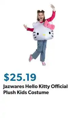 Sam's Club Jazwares Hello Kitty Official Plush Kids Costume offer