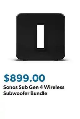 Sam's Club Sonos Sub Gen 4 Wireless Subwoofer Bundle offer