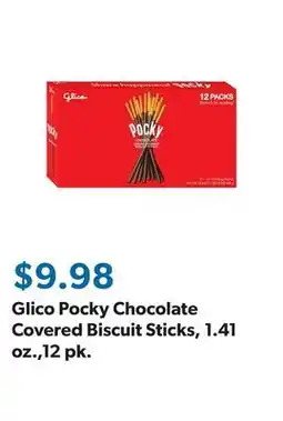 Sam's Club Glico Pocky Chocolate Covered Biscuit Sticks, 1.41 oz.,12 pk offer